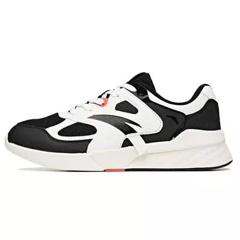 Anta Удобные универсальные кроссовки с низким верхом для бега, мужские кроссовки, черные, белые 112028856-2 43