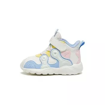 Anta Удобные универсальные нескользящие износостойкие высокие прогулочные туфли детские туфли синего, белого, розового цвета 322240017-1 21