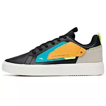 Anta Удобные универсальные низкие кроссовки мужские кроссовки черные зеленые белые 112018082-3 39