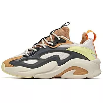 Anta Удобные универсальные низкие мужские кроссовки Dad Shoes серые коричневые желтые 112048081-2 39