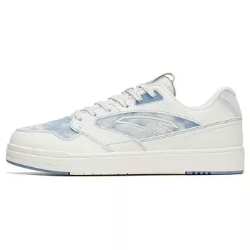 Anta Уличные скейтбордические низкие кроссовки мужские кроссовки белые синие тай-дай 912528016F-9 42