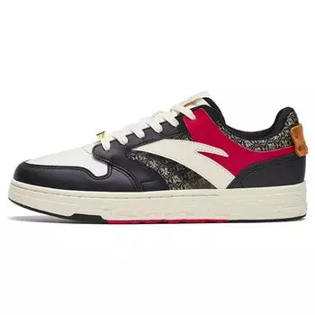 Anta Уличные устойчивые к скольжению амортизирующие прочные низкие кроссовки мужские кроссовки черные белые 112318051-6 39