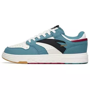 Anta Уличный стиль бирюзовые противоскользящие прочные низкие кроссовки для скейтбординга мужские кроссовки для скейтбординга черные белые синие 112218050-3 40