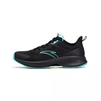 Anta Ultra Mesh Comfortable Shock Absorption Non-Slip Wear-Resistant Low-Top Running Shoes Men sneakers Black Fluorescent-Green 112435502R-1 39