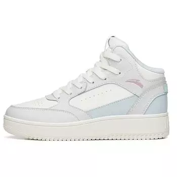 Anta Универсальная повседневная одежда, прочные, легкие, водонепроницаемые, высокие, женские кроссовки для скейтбординга, серые, белые, синие 922238013-4 36.5