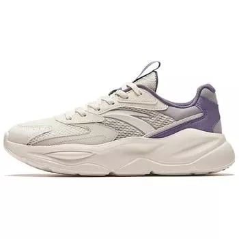 Anta Unrestrained Series Fashion Versatile Durable Rebound Lightweight Low-Top Casual Shoes Women sneaker Light-Purple 922528833-4 37.5