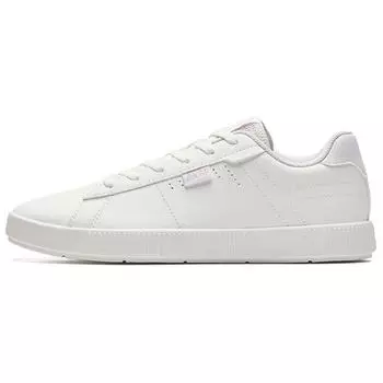 Anta Versatile Casual Non-Slip Low-Top Skate Shoes Women sneaker White 122438019R-1 36.5