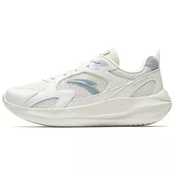 Anta Versatile Comfortable Shock Absorbing Breathable Lightweight Low Top Casual Training Running Shoes Women sneaker White Blue 922535507-4 38.5