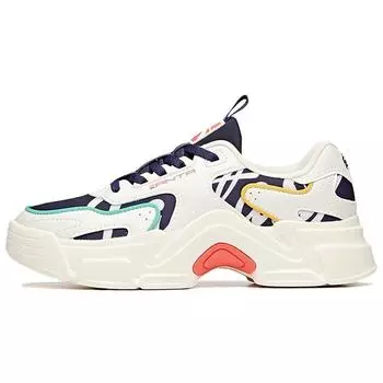 Anta Универсальные прочные низкие женские кроссовки для папы, белые, черные, желтые 122038884-4 40