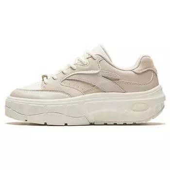 Anta Versatile Trendy Lightweight Comfortable Shock Absorbing Non-Slip Wear-Resistant Low-Top Casual Shoes Women sneaker White 122418086-2 39