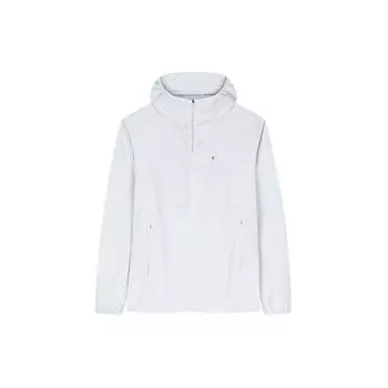 Anta Ветровка Outdoor Series, однотонная, с капюшоном на молнии, защита от ультрафиолета, быстросохнущая, мужская, верхняя одежда, бежевый, розовый, серый 152420613-3 S