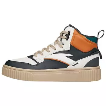 Anta Высокие баскетбольные кроссовки мужские белые серые оранжевые 912248015-3 40.5