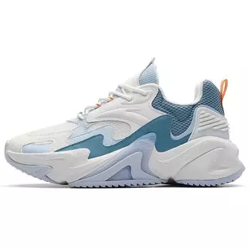 Anta Walker 3.0 Ткань Синтетическая кожа Спортивные амортизирующие Нескользящие Износостойкие Низкие Повседневные Туфли Мужские Повседневные Туфли Белый Синий 112238881-5 40