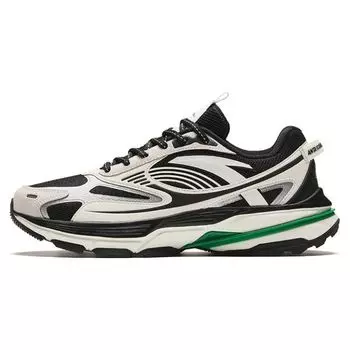 Кроссовки Anta Walker Durable Breathable Low-Top Running Shoes Men sneakers Black White 112418891-2 39