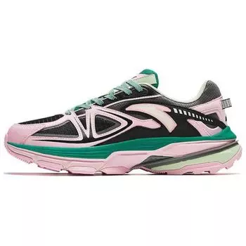 Anta Walker Versatile Comfortable Wear-Resistant Breathable Low-Top Running Shoes Women sneaker Black Pink 122418890-5 36