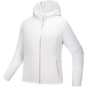 Anta Warm And Breathable Hooded Jacket Women Jackets Snow-White 162517701-1 XL