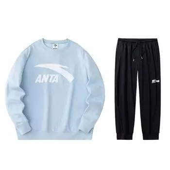 Anta Warm Fitness Training Leisure Sports Suit Men suit 972348712-8+152431345-1 L