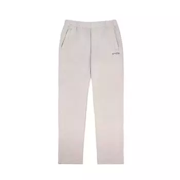 Anta Warm Fleece Straight Leg Casual Pants Men bottoms Iron-Gray 152447349R-1 L