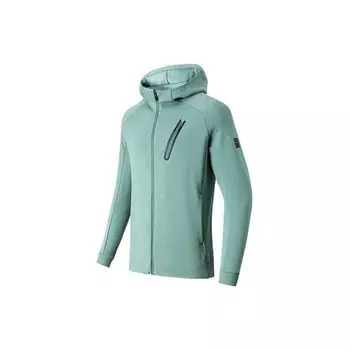 Anta Warm Hooded Cardigan Knit Jacket Unisex Jacket Green 152147715-2 XXL