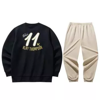 Anta Warm Long Sleeve Base Layer Casual Sports Suit Men suit 152441713S-4+952448303-1 S