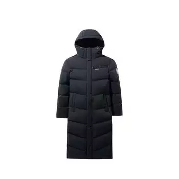 Anta Warm Thick Long Down Jacket Men Outerwear Basic-Black 152517911-2 M