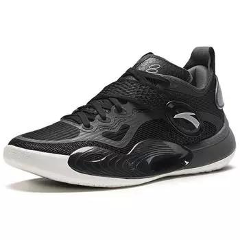 Anta Баскетбольные кроссовки Water Flower 6 Comfortable Non-Slip Low-Go, мужские, черные, 112421108-1 39