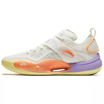 Anta Water Flower 6 Comfortable Non-Slip Low-Top Basketball Shoes Men sneaker White 112421108-4 40