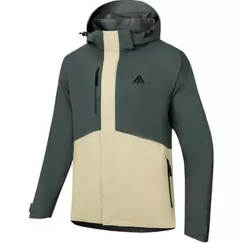 Anta Куртка флисовая с капюшоном Water Shell 2.0 Earth Shell Outdoor Windproof Waterproof Mountaineering 3 в 1, мужские куртки цвета хаки и зеленого цвета 952446601-8 S