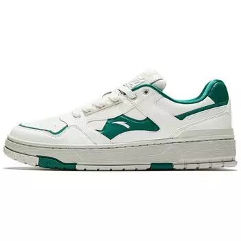 Anta Weifeng Comfortable Versatile Non-Slip Wear-Resistant Low-Top Skate Shoes Men sneaker White Green Gray 112518075-3 40