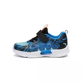 Anta Wind Chaser 5.0 PU Non-Slip Anti-Kick Shock Absorption Low-Top Shoes Baby Shoes Blue 312320004-1 23