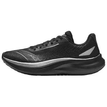 Anta Wind Speed Comfortable Non-Slip Wear-Resistant Breathable Low-Top Training Sprint Running Shoes Men sneaker Black Silver 912535561-2 39