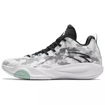 Anta Wind Tunnel 4 удобные нескользящие износостойкие баскетбольные кроссовки мужские кроссовки белые черные 112411605-7 39