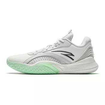 Anta Wind Tunnel 5 Fashion Versatile Shock Absorption Non-Slip Wear-Resistant Support Low-Top Basketball Shoes Men sneaker White 112441107-7 42