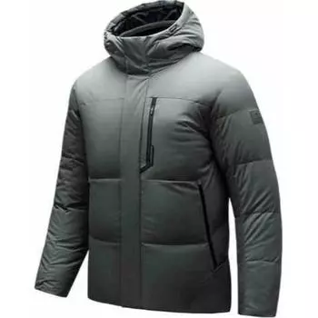 Anta Windproof And Water-Repellent Warm Down Jacket Men Outerwear Calm-Gray 152447908N-3 3XL