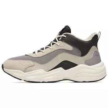 Anta Windproof Thick Sole Cold Resistant Wear Resistant Warm Low Top Casual Shoes Men sneaker Sandstorm-Gray 912358984-2 40