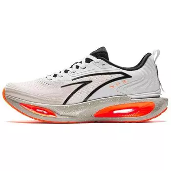 Anta Wormhole Shock Absorption Wear-Resistant Low-Top Casual Running Shoes Men sneakers Gray Orange 112435543-4 40
