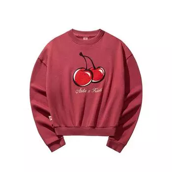 Anta X Cross-Border Collaboration Life Series Comfortable Casual Simple Loose Round Neck Pullover Sweatshirt Women sweatshirt 162518745-4 S