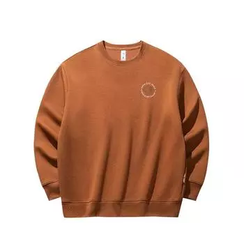 Anta X Kafa Collaboration Casual Comfortable Pullover Sports Hoodie Unisex hoodies Ginger-Sugar-Coffee 172517702-2 S