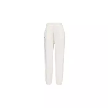 Anta X Kirsh Collaboration Life Series Solid Color High-Waisted Loose Fit Cuffed Knit Sports Pants Women bottoms Ivory 162428313-3 L