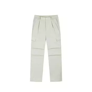 Anta X National Geographic Outdoor Series однотонные, со средней талией, удобные, универсальные, дышащие, прямые, повседневные брюки, женские низы 162436501-1 XL