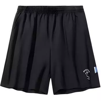 Anta X Sea Lion Look Collaboration Lifestyle Series Casual Simple Letter Lace Loose Sports Shorts Women shorts Basic-Black 962528301-4 XS