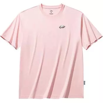 Anta X Seal Look Collaboration Life Series Cartoon Anime Letter Round Neck Breathable Versatile Short Sleeve T-Shirt Unisex T-Shirt 972528106-5 XS
