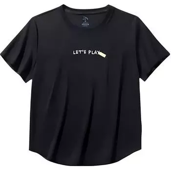 Anta X Seal Look Collaboration Sports Lifestyle Series Breathable Casual Printed Round Neck Pullover Letter Short Sleeve T-Shirt 962528108-6 S