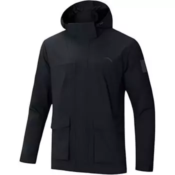 Anta X Сотрудничество National Geographic Серия для активного отдыха Удобная Простая Универсальная Толстая Куртка с капюшоном Однотонная для активного отдыха 152446602N-7 XL