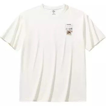 Anta X Zola Artist Collaboration Lifestyle Series Casual Simple Solid Color Round Neck Pullover Loose Short Sleeve T-Shirt Men T-Shirts 952528105-1 XL