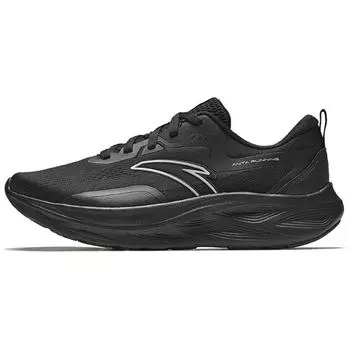 Anta Yichun Black Warrior Lightweight Thick Sole Mesh Shock Absorption Non-Slip Comfortable Rebound Low-Top Running Shoes Men sneaker 912515513-5 40.5