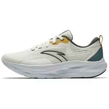 Anta Yichun Lightweight Thick Sole Mesh Shock Absorption Non-Slip Lightweight Rebound Low-Top Running Shoes Men sneaker Light-Green 912515513-3 39