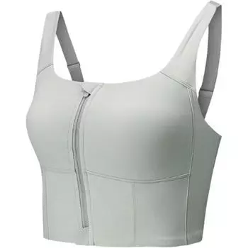Anta Yoga Training Support Zip Sports Bra Women Underwear 962527102-3 XS