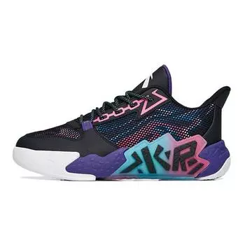 Anta Youth Kids Basketball Series Non-Slip Shock Absorbing Wear-Resistant Breathable Low-Top Basketball Shoes Kids basketball shoes 312231118-4 35
