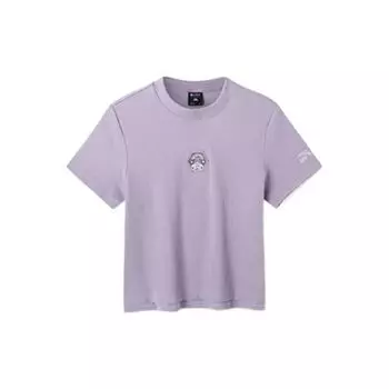 Anta Женская футболка с круглым вырезом и принтом, фиолетовая 962229145-1 XXL